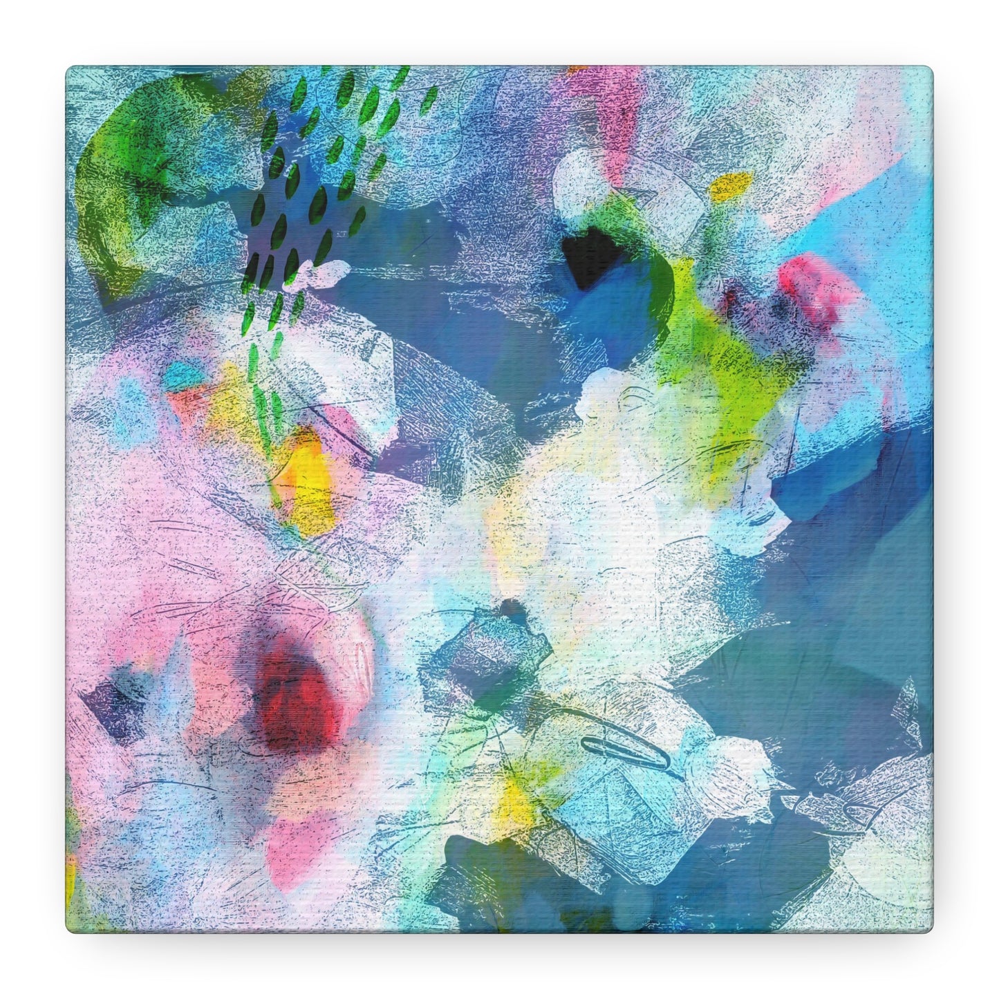 Altered Art Abstract Canvas Art Print