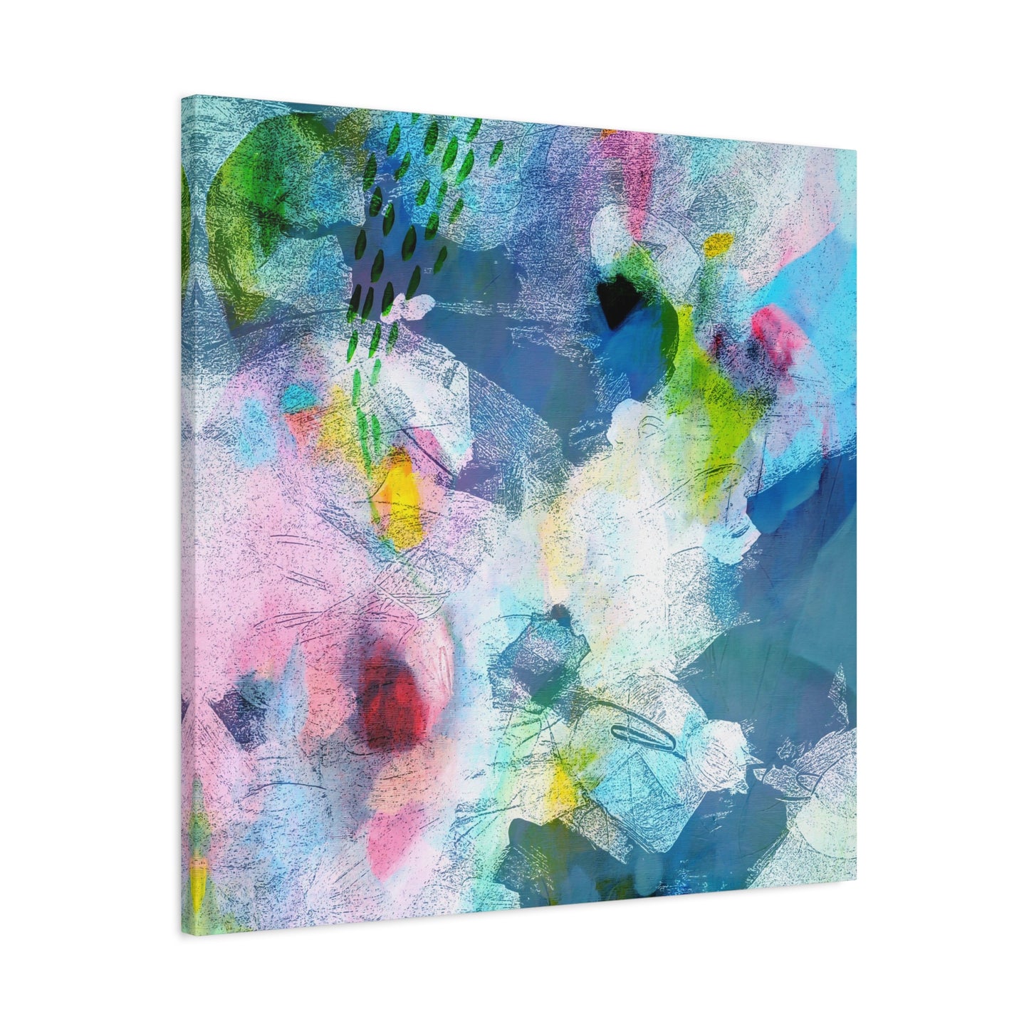 Altered Art Abstract Canvas Art Print