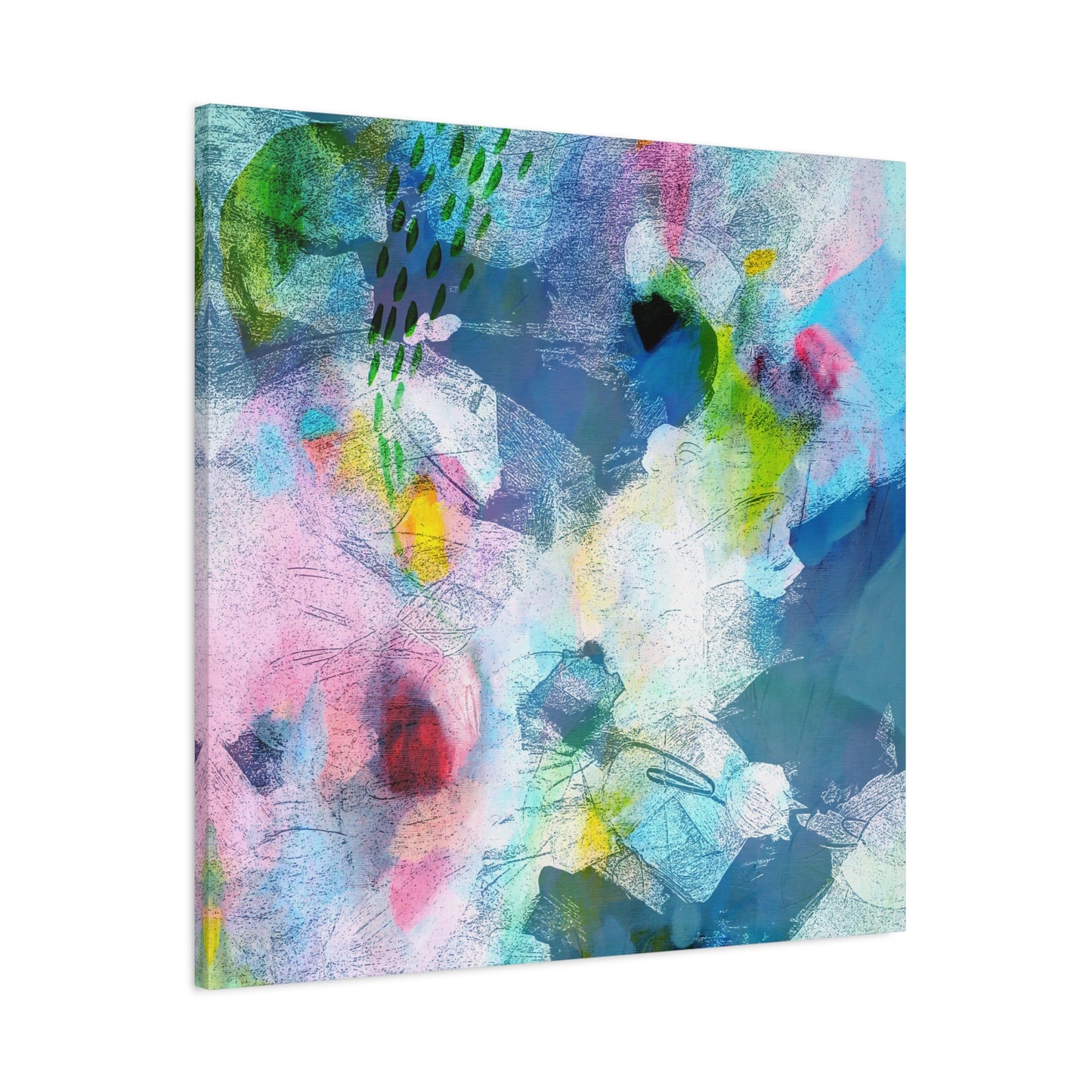 Altered Art Abstract Canvas Art Print