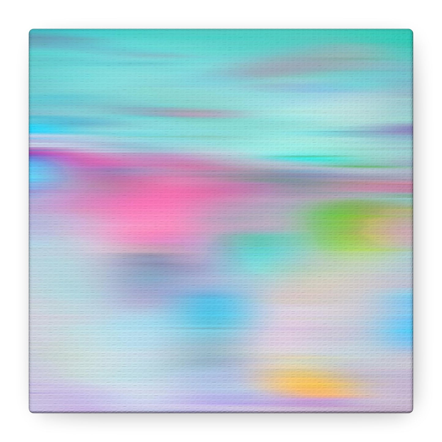 Pink Blue Abstract Landscape Canvas