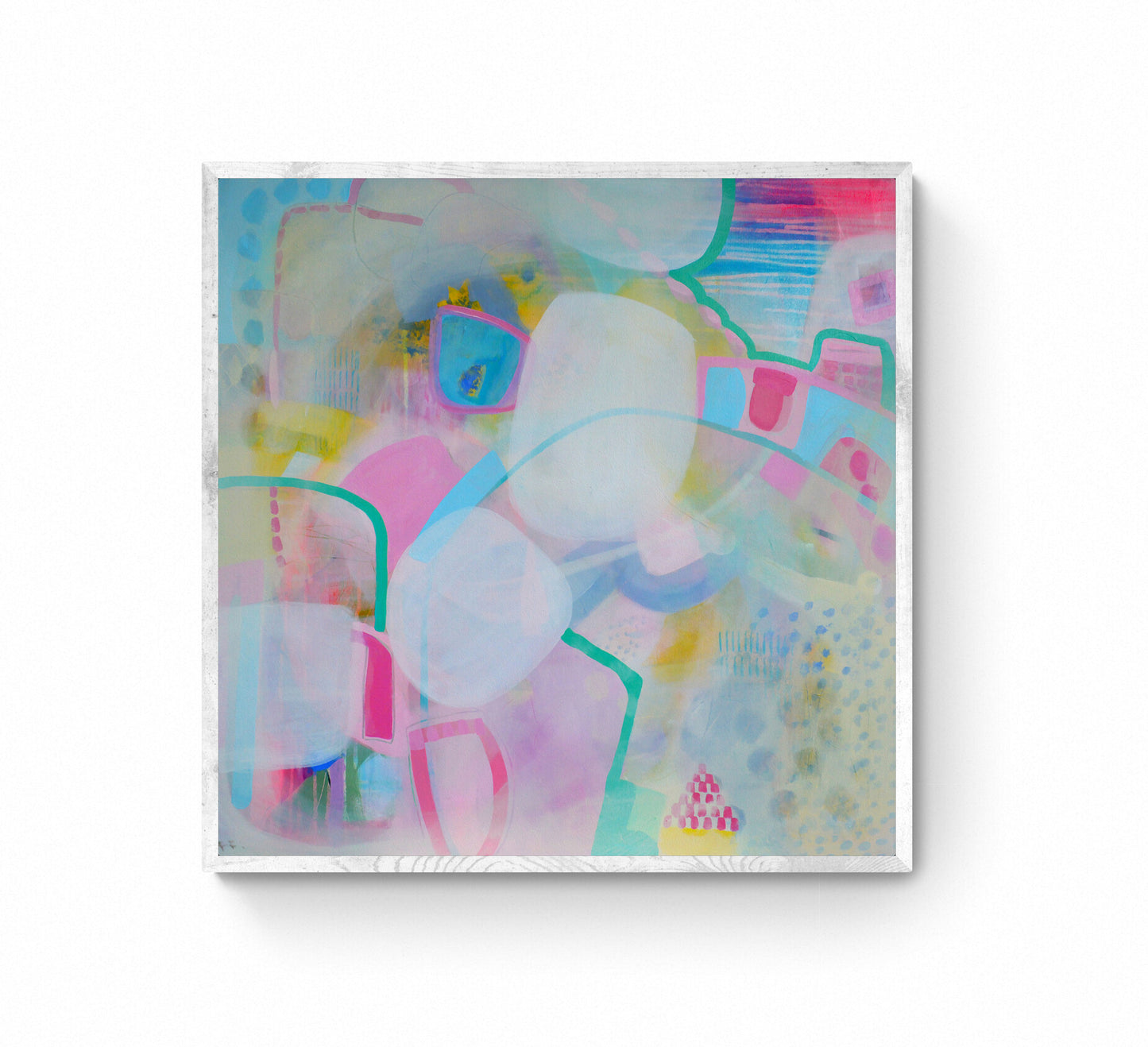 Large Abstract Art Giclee Print on Stretched Canvas or Fine Art Paper