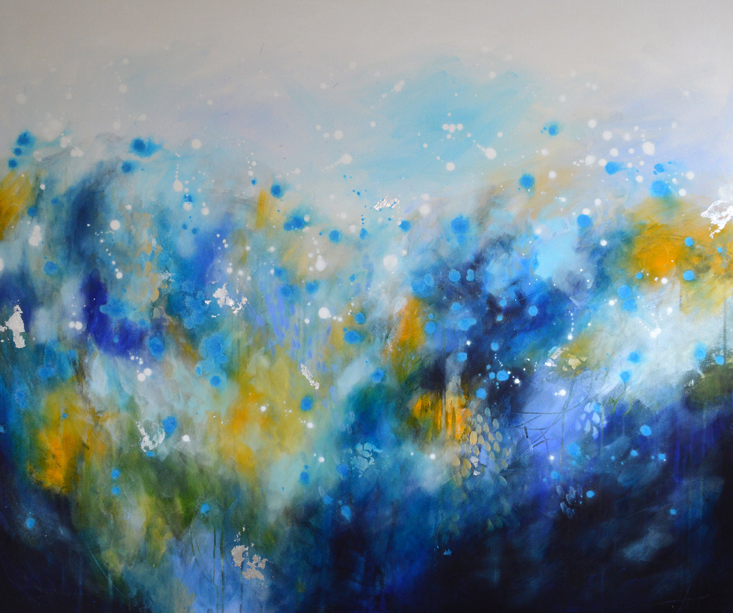 Secrets -  Original Abstract Floral Painting