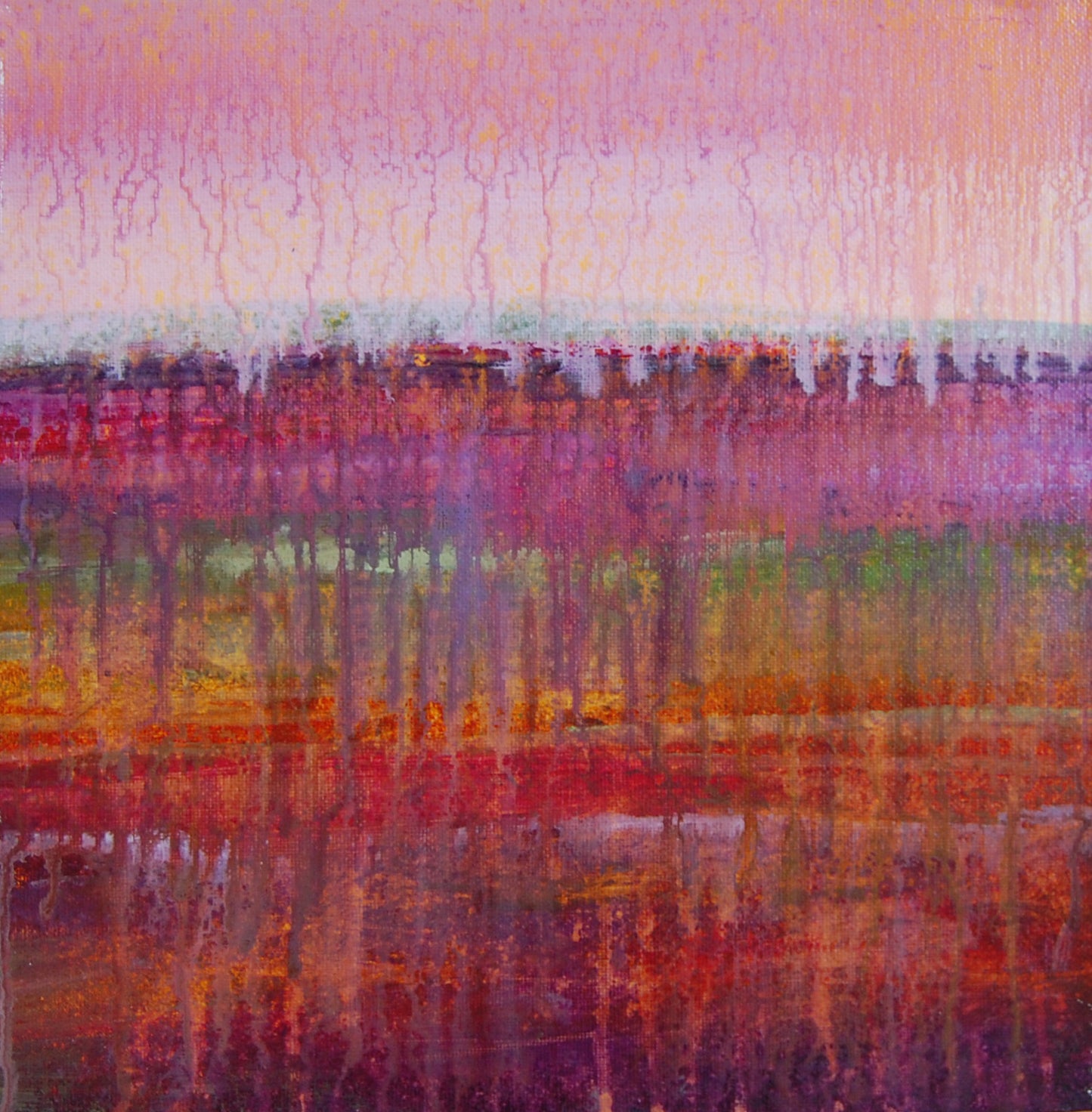 Original Abstract Landscape Painting