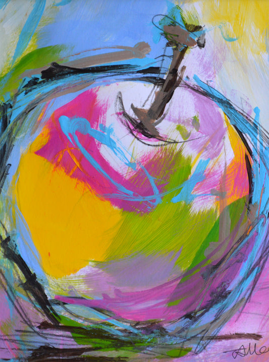 Apple II - Original Abstract Painting