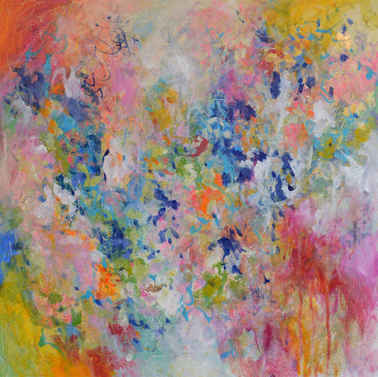 Blossom - Original Abstract Floral Painting