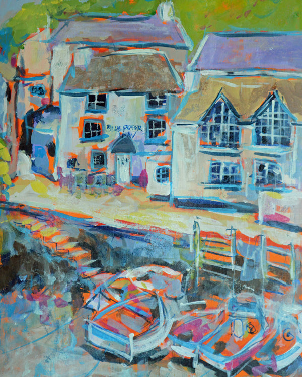 Blue Peter Inn, Polperro - Original Painting