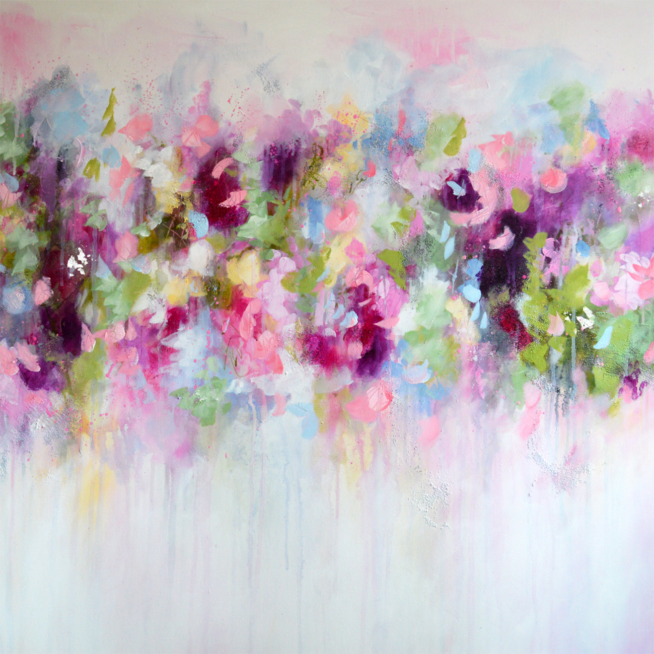 Eva -  Original Abstract Floral Painting
