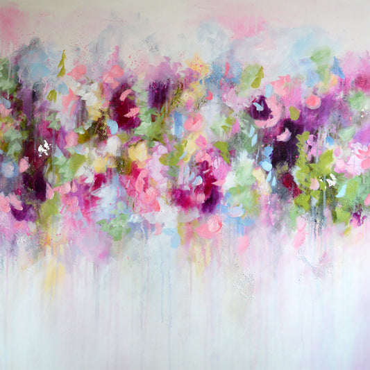 Eva -  Original Abstract Floral Painting