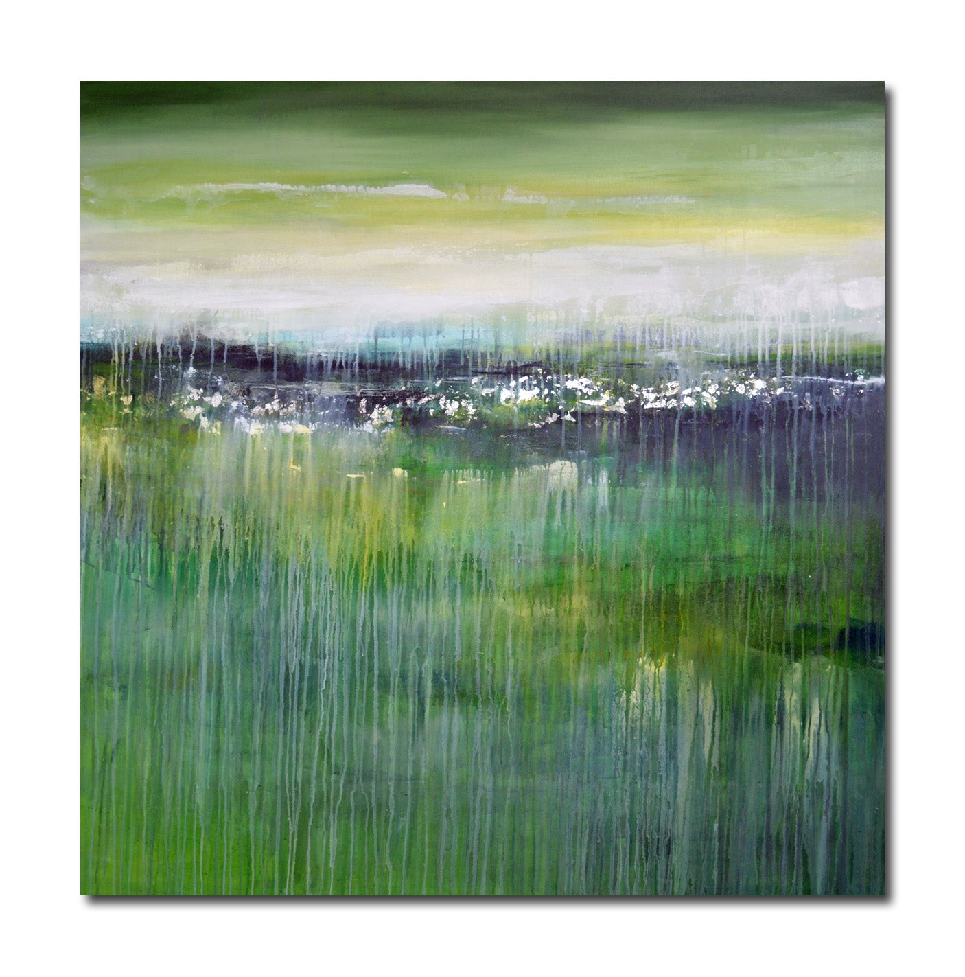 Green Landscape 1 - Original Abstract Landscape Painting