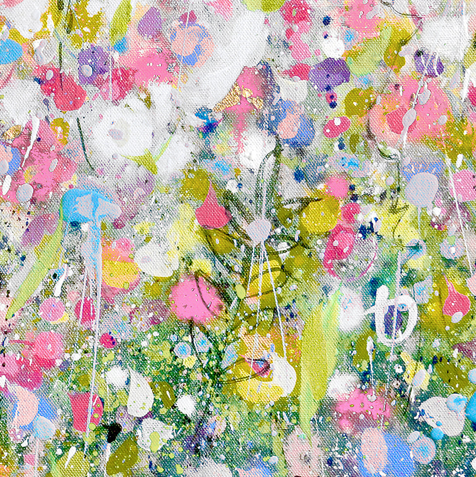 floral meadow art print
