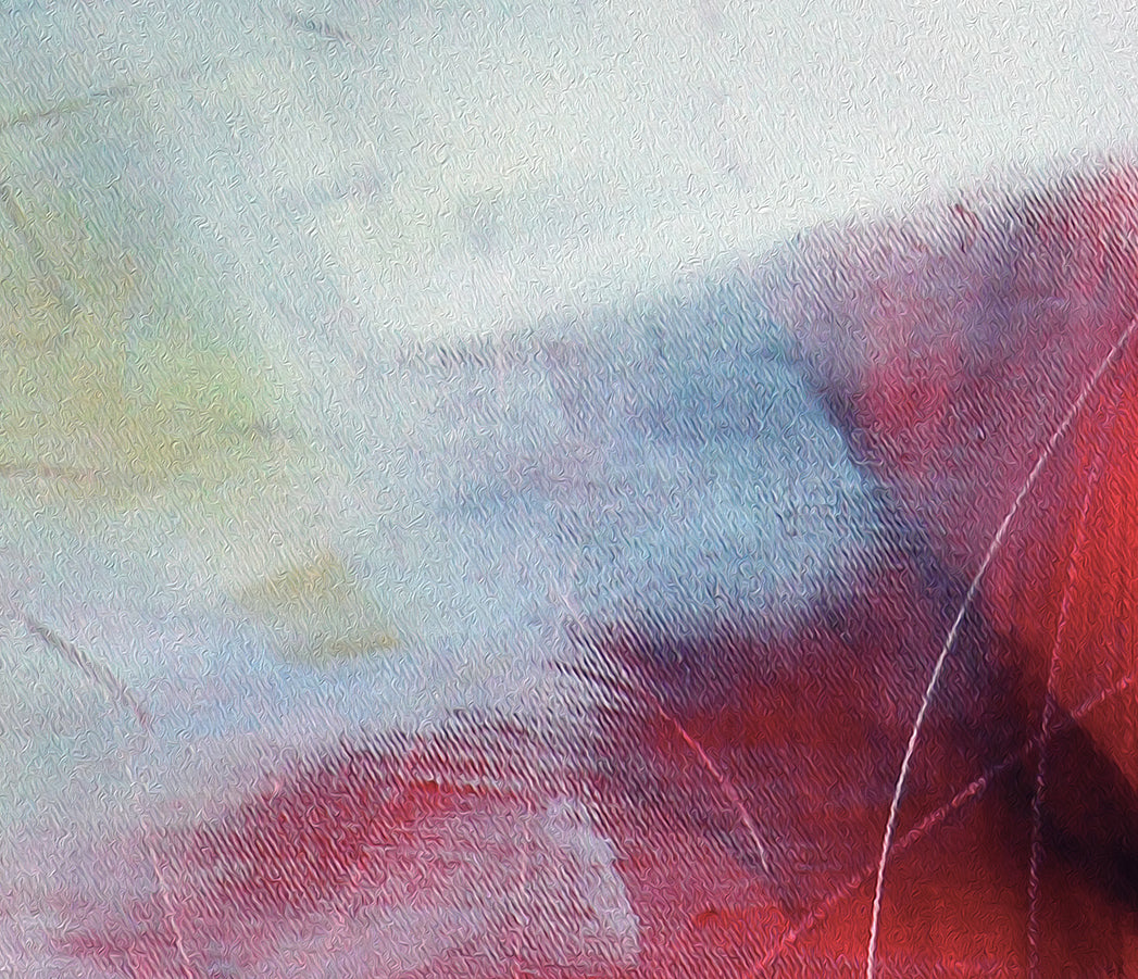 Large Colourful Abstract Art Print on Stretched Canvas or Fine Art Paper - Various Sizes