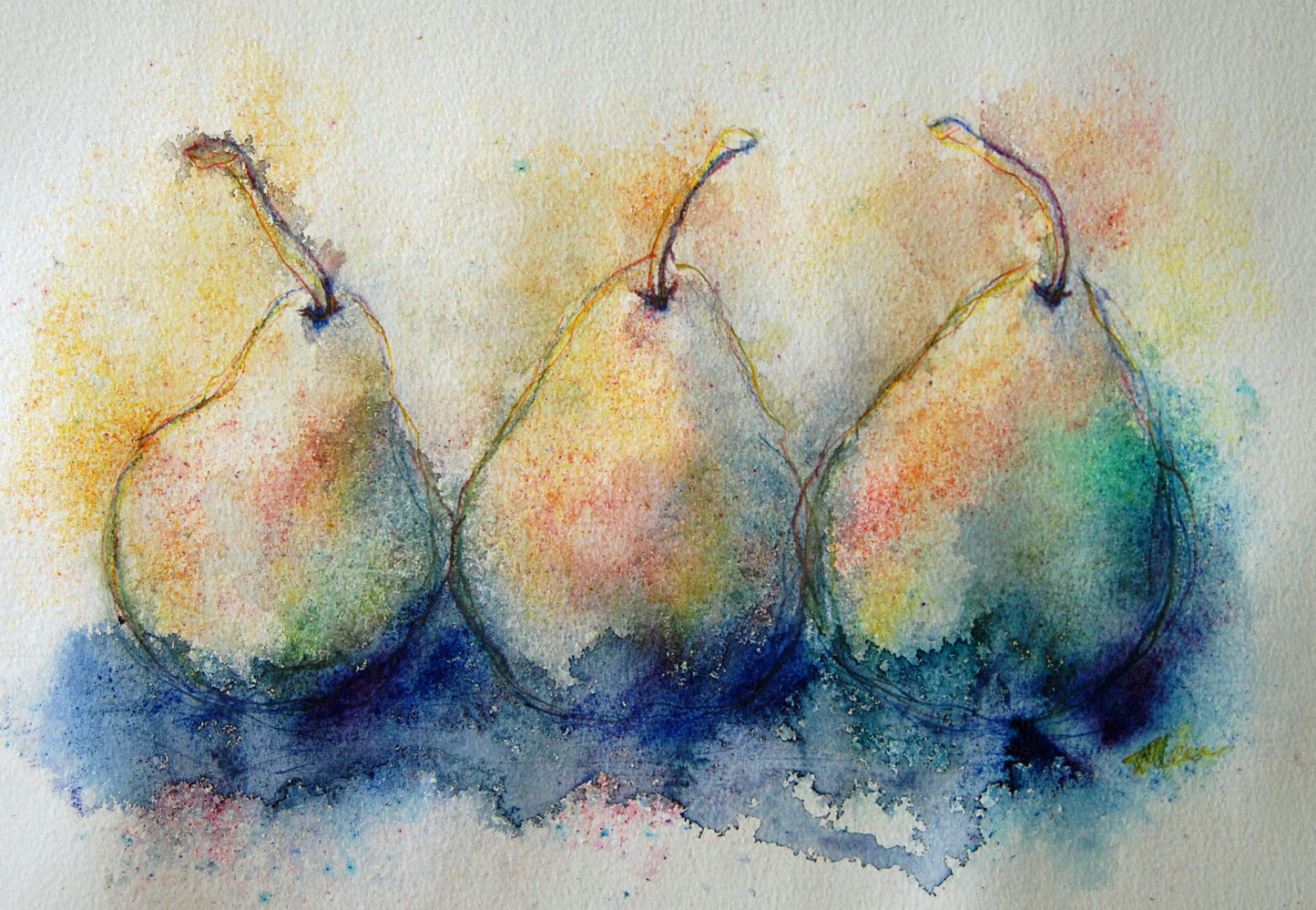 Three Pears - Original Painting