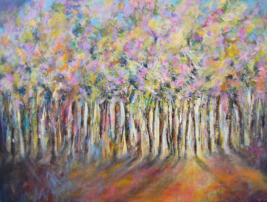 Colourful Woodland - Original Painting