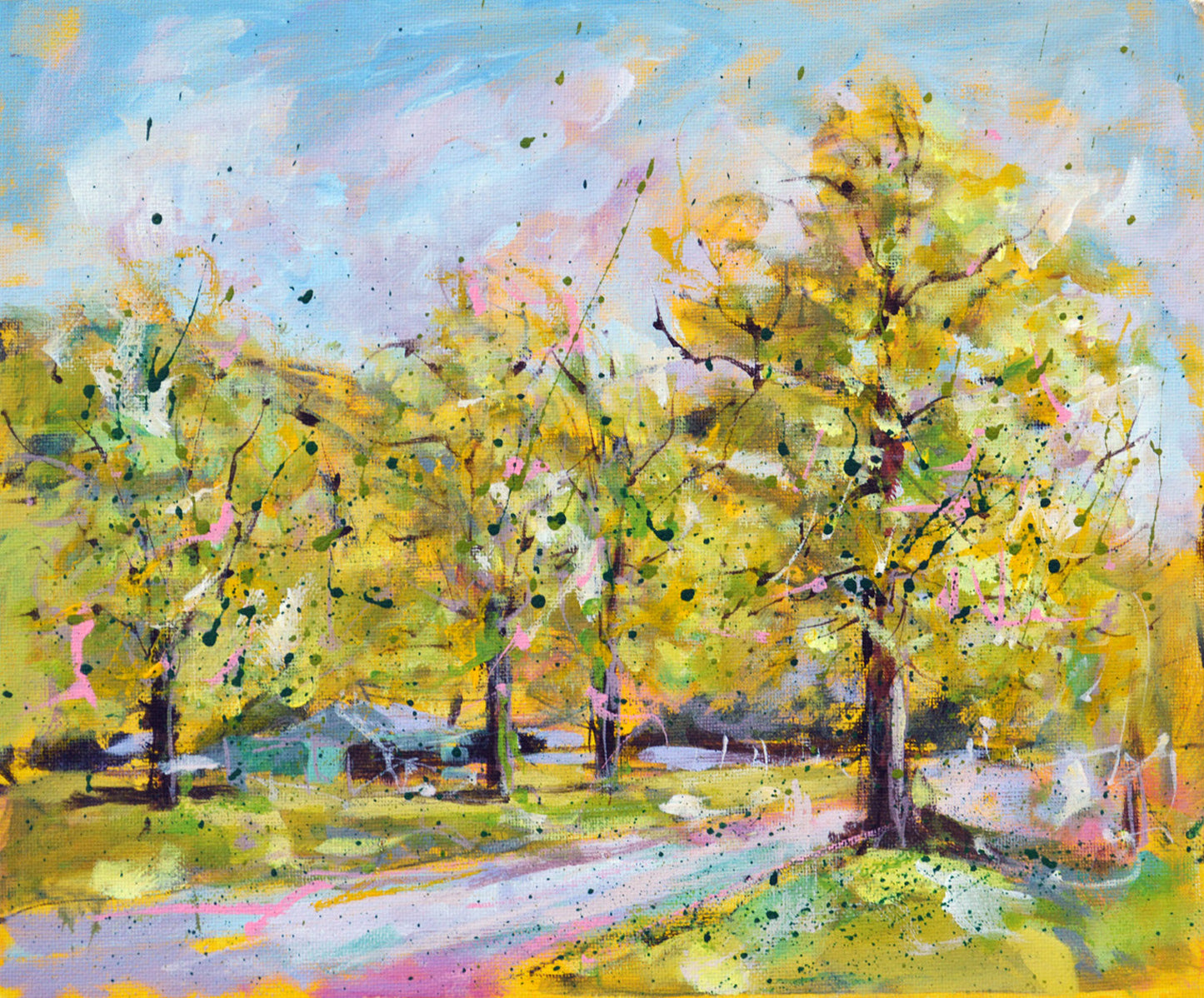 Cromford Meadows Yellow - Original Painting