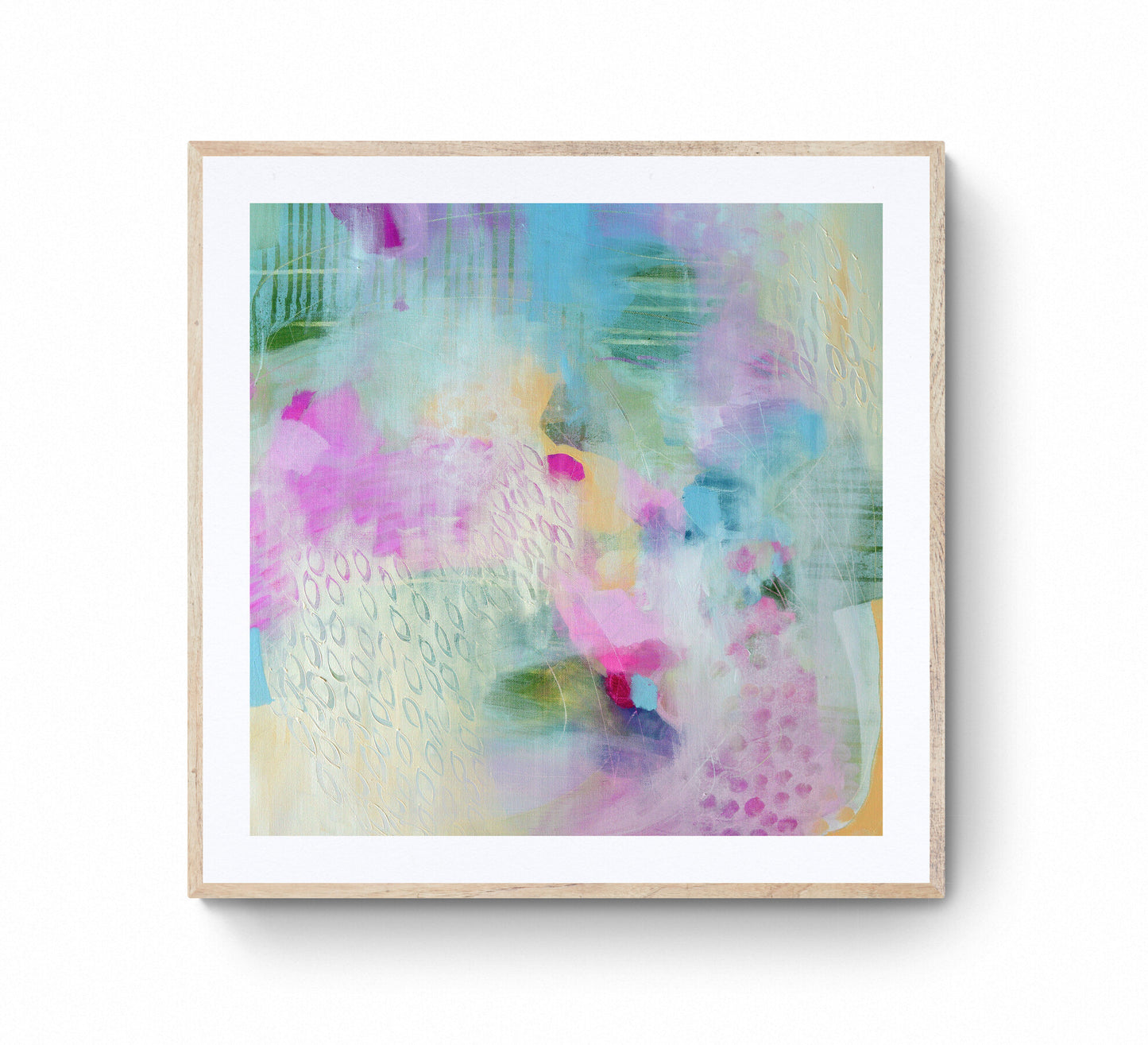 Vibrant Abstract Art Giclee Print on Stretched Canvas or Fine Art Paper - IL20