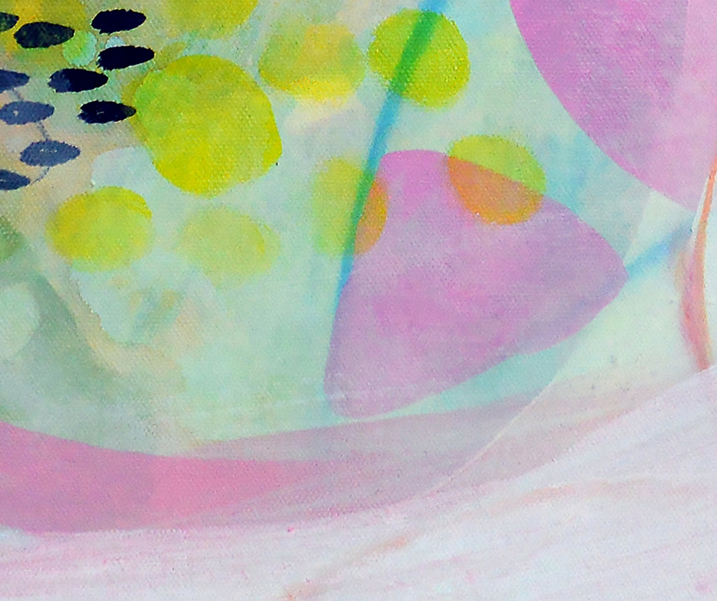 Pink Abstract Art Giclee Print on Stretched Canvas or Fine Art Paper - IL15