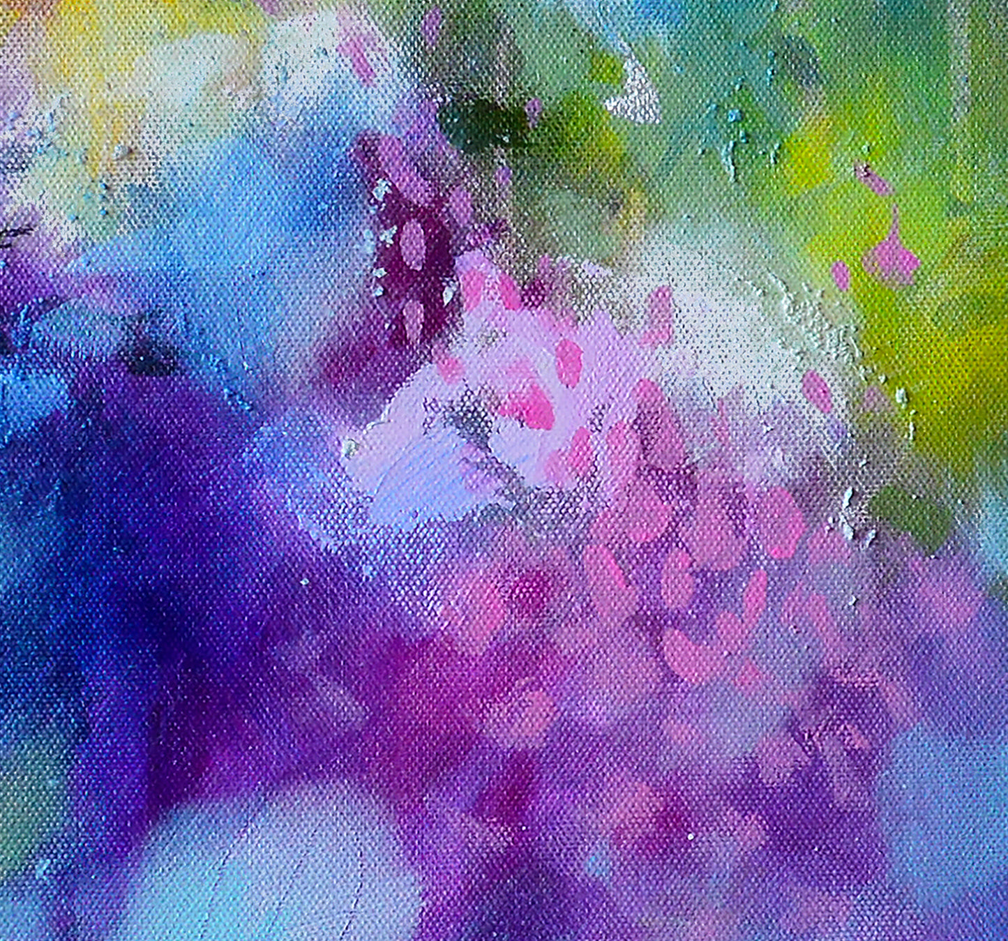 Blue Flow - Colourful Abstract Art Giclee Print on Stretched Canvas or Fine Art Paper
