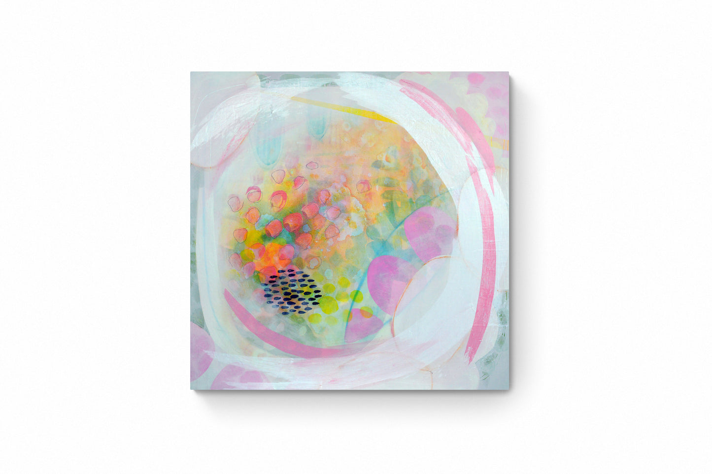 Pink Abstract Art Giclee Print on Stretched Canvas or Fine Art Paper - IL15