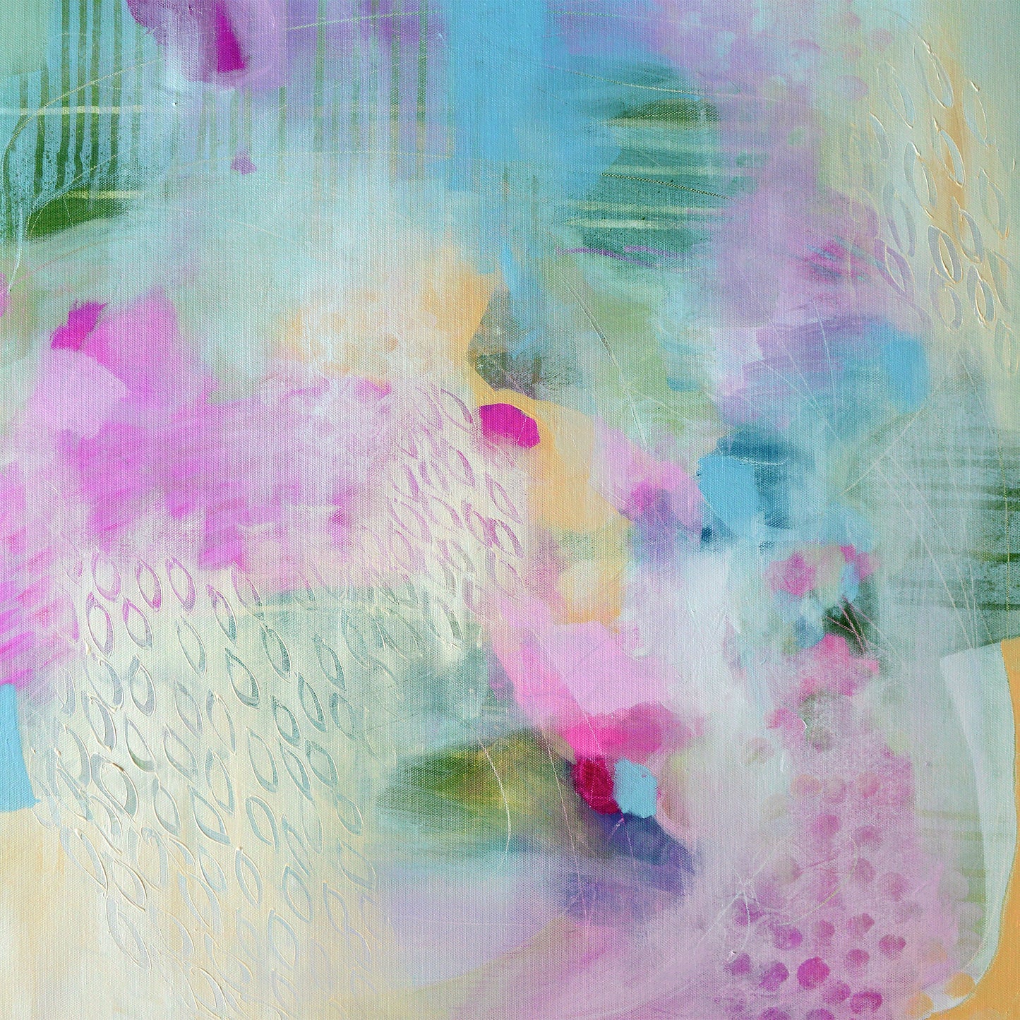 Vibrant Abstract Art Giclee Print on Stretched Canvas or Fine Art Paper - IL20