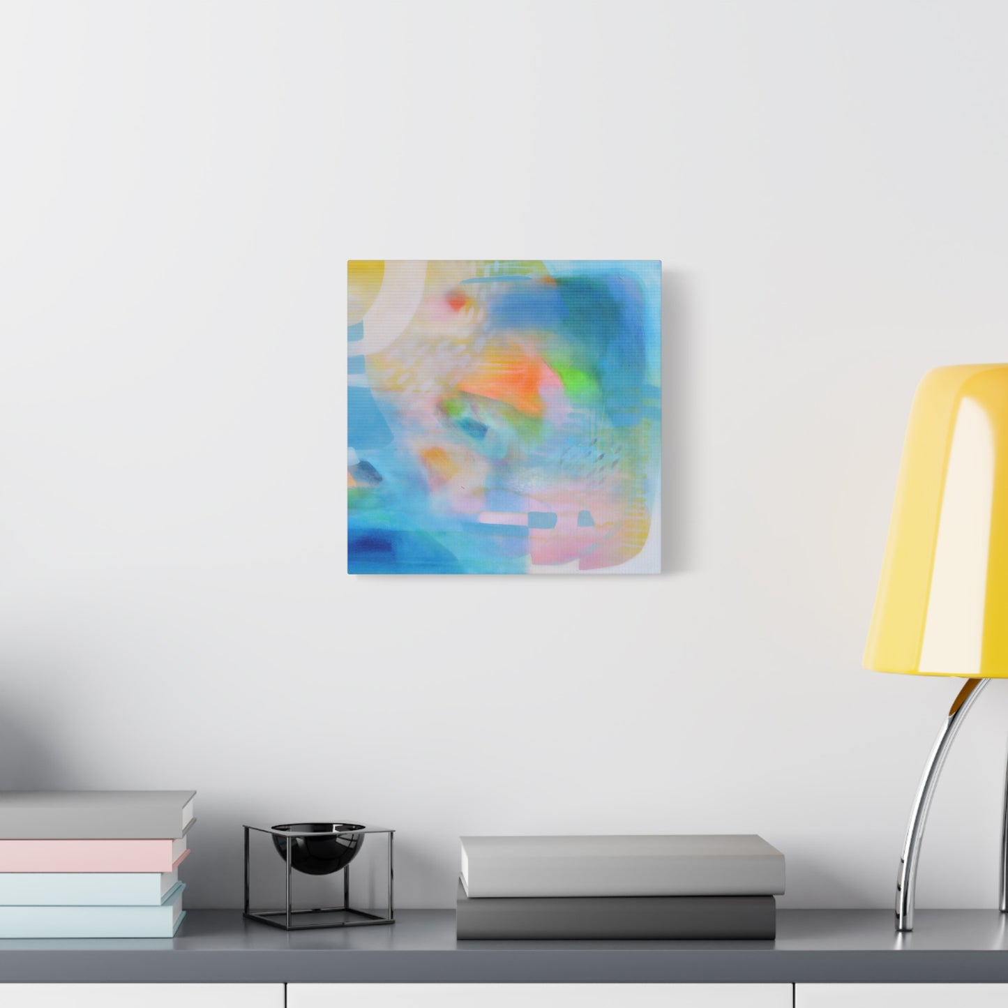 Blue Abstract Canvas Art Print