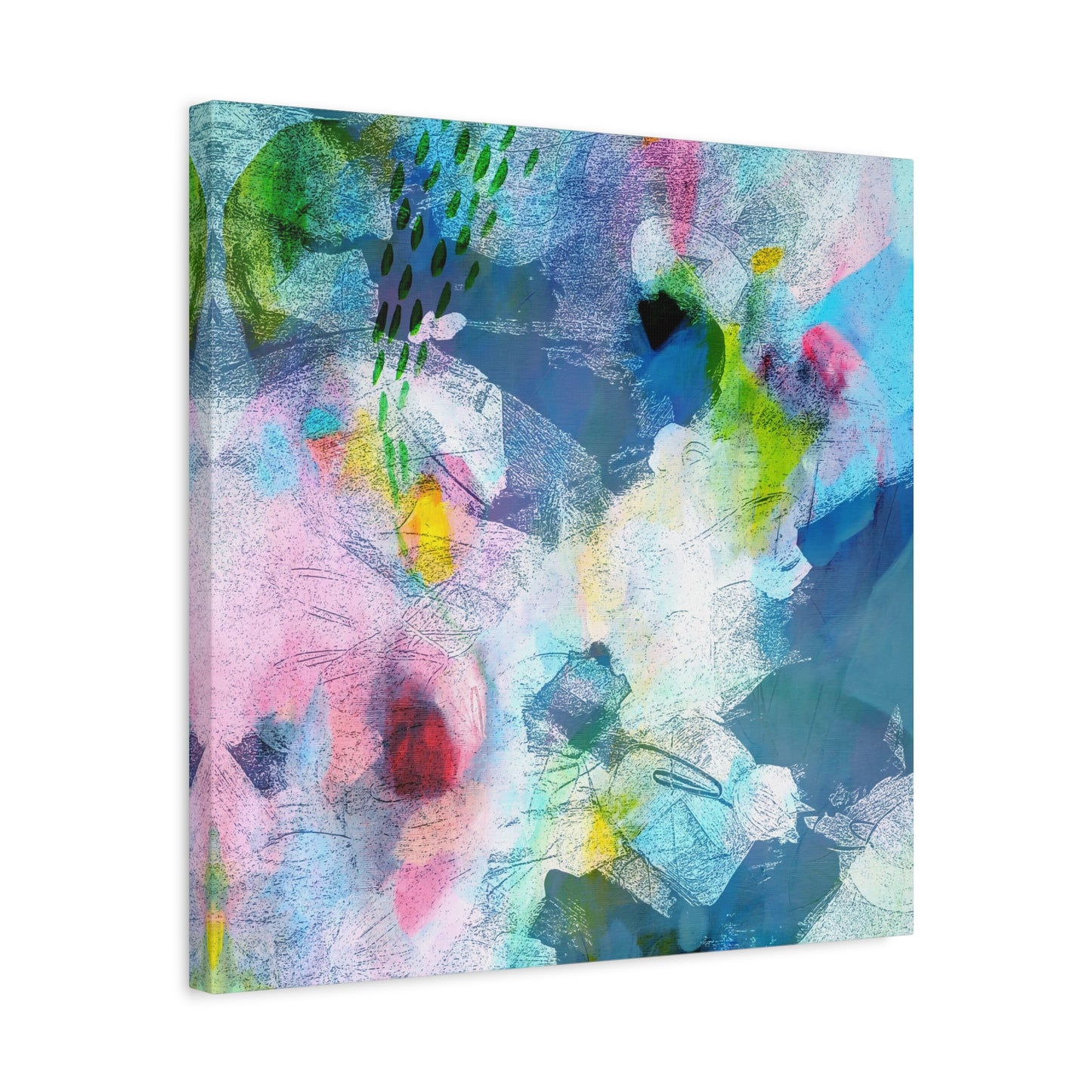 Altered Art Abstract Canvas Art Print