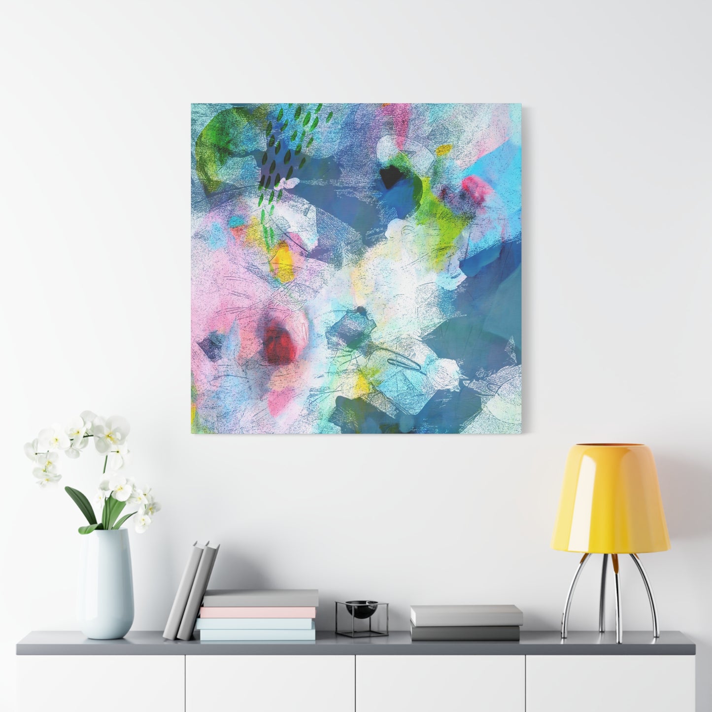 Altered Art Abstract Canvas Art Print