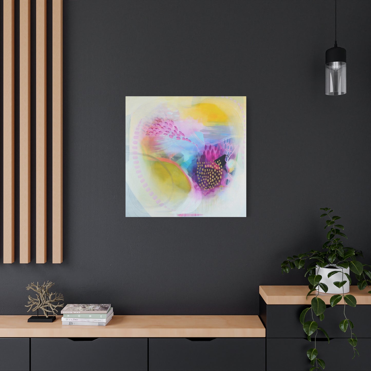 Pastel Abstract Canvas