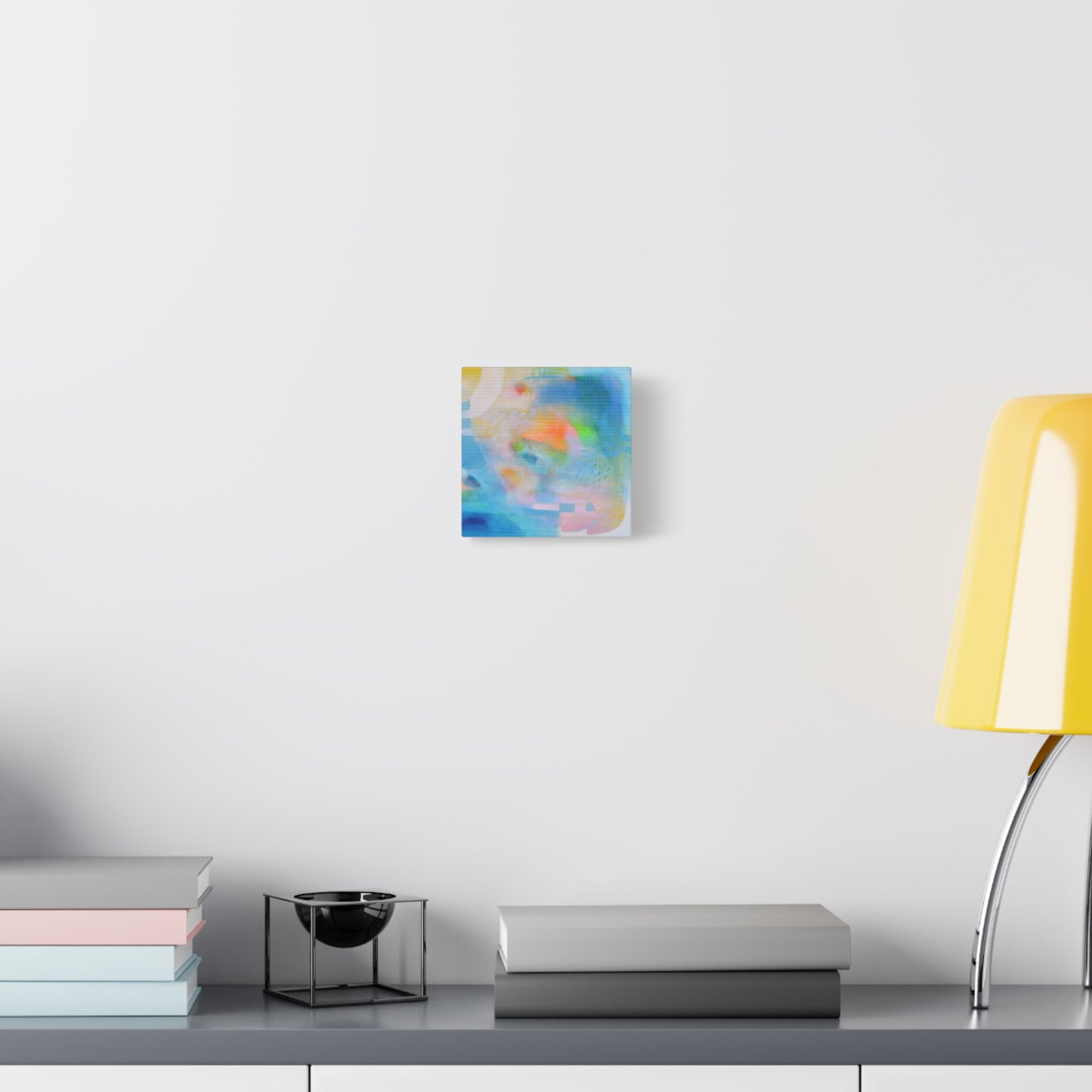 Blue Abstract Canvas Art Print