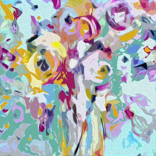 Abstract Floral Bouquet