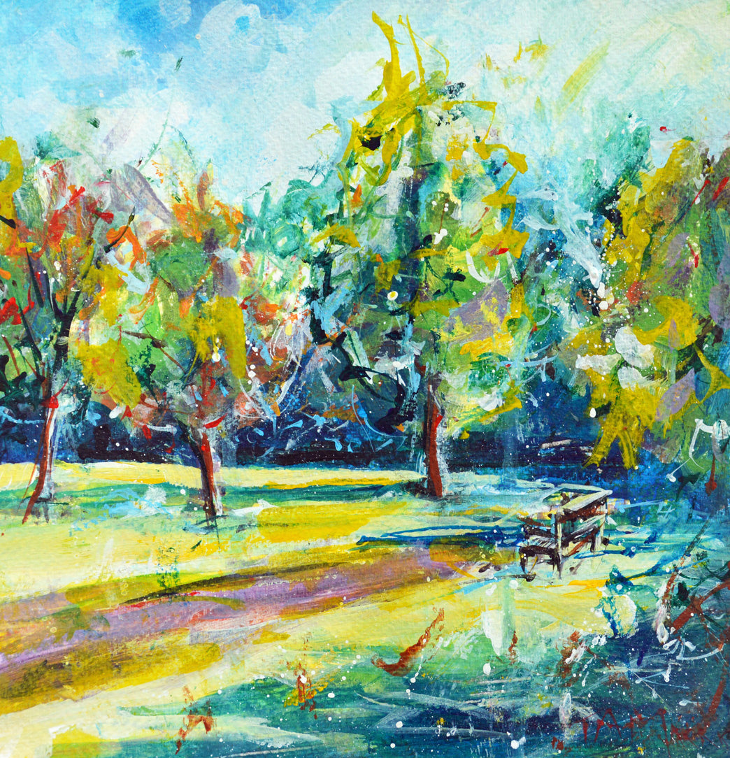 Trees on Shipley Hill - Original Painting