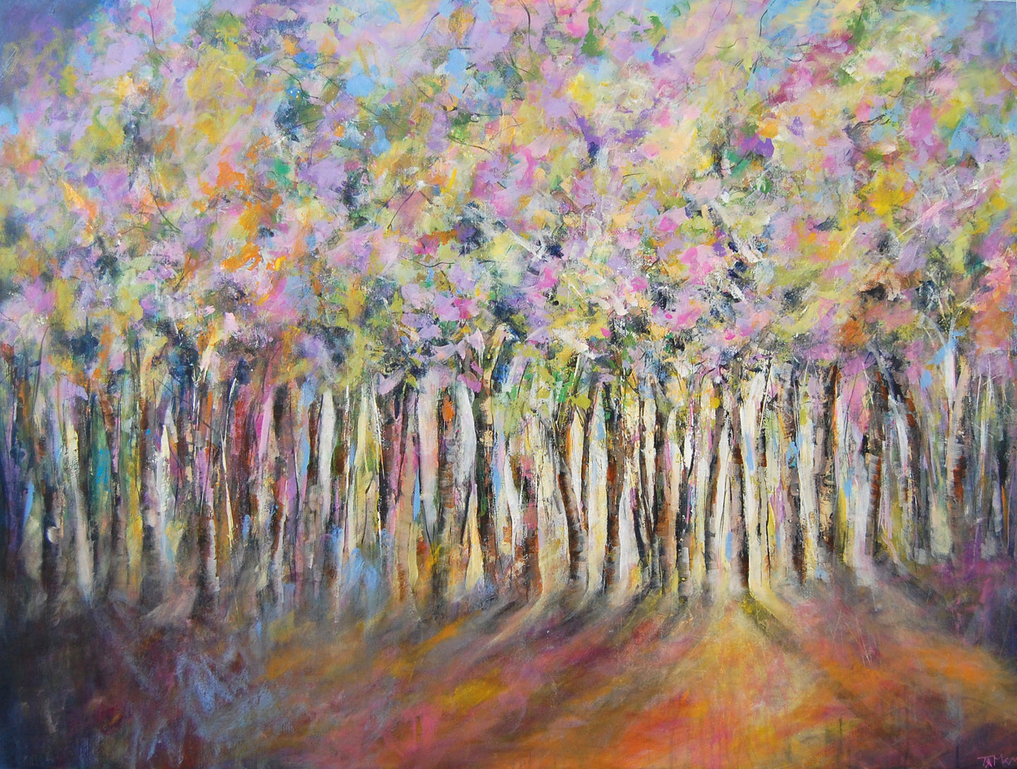 Colourful Woodland - Original Painting