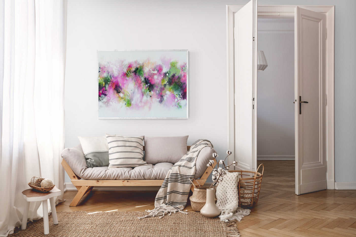 Betty - Colourful Abstract Art Giclee Print on Stretched Canvas or Fine Art Paper