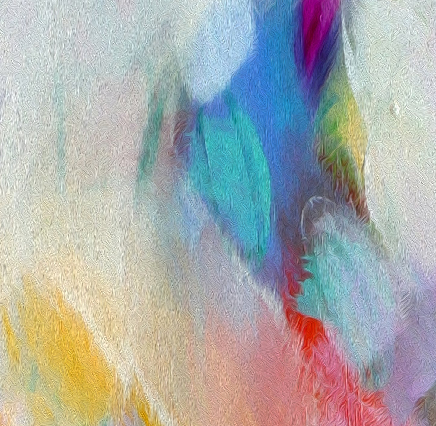 Pastel Colours Abstract Art Giclee Print on Stretched Canvas or Fine Art Paper - IL23