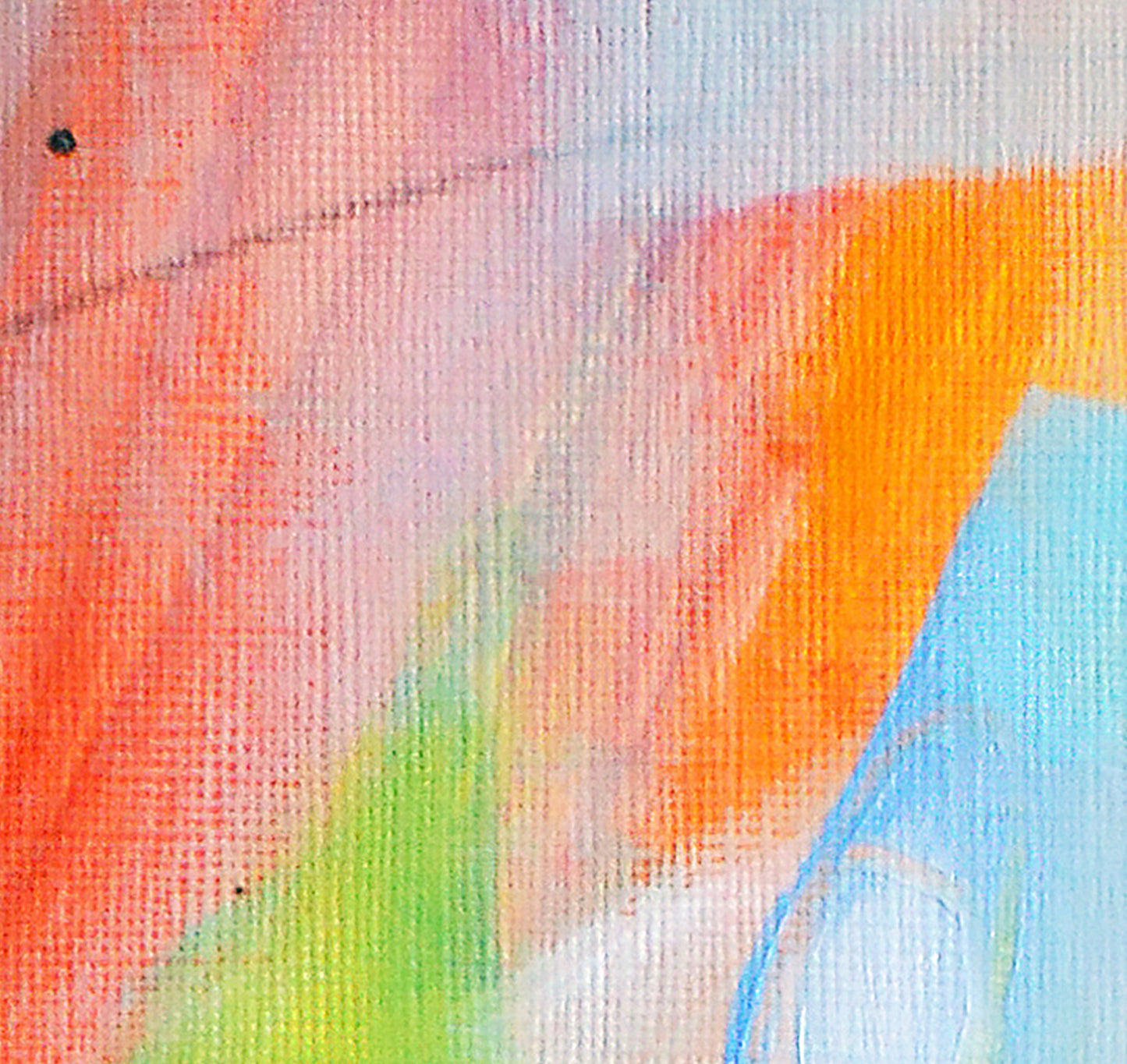 Multicoloured Abstract Art Giclee Print on Stretched Canvas or Fine Art Paper - Henrietta